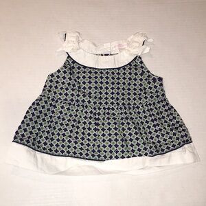 Janie And Jack Cute Toddler Girl Sleeveless Cotton Dress | 18-24 Months